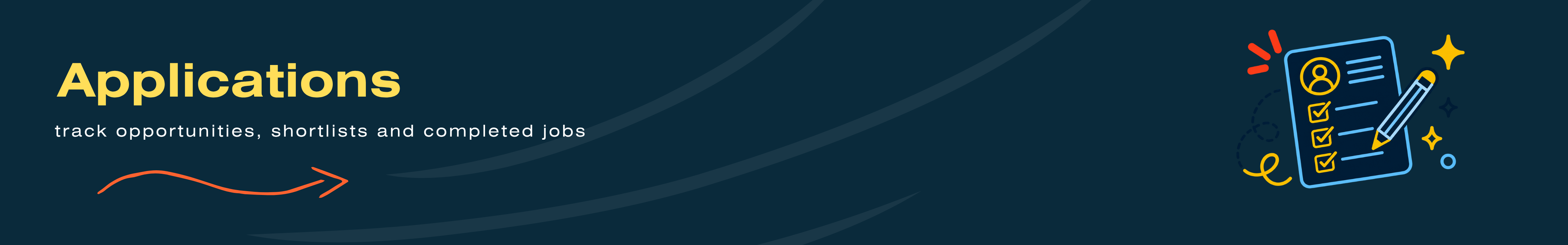 View Applications — Track opportunities, shortlists, and completed applications.